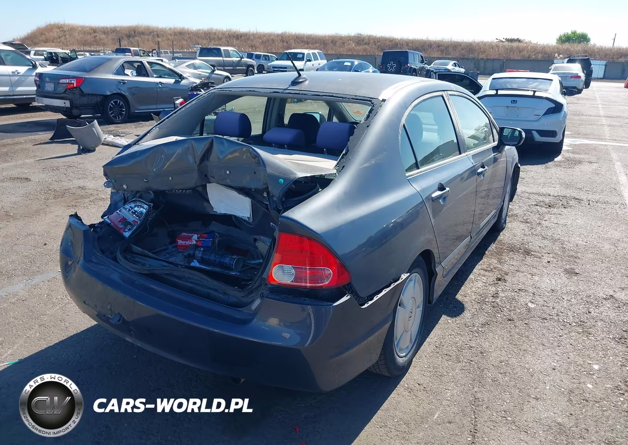 2007 Honda Civic Hybrid VIN:JHMFA36247S030164 - 4