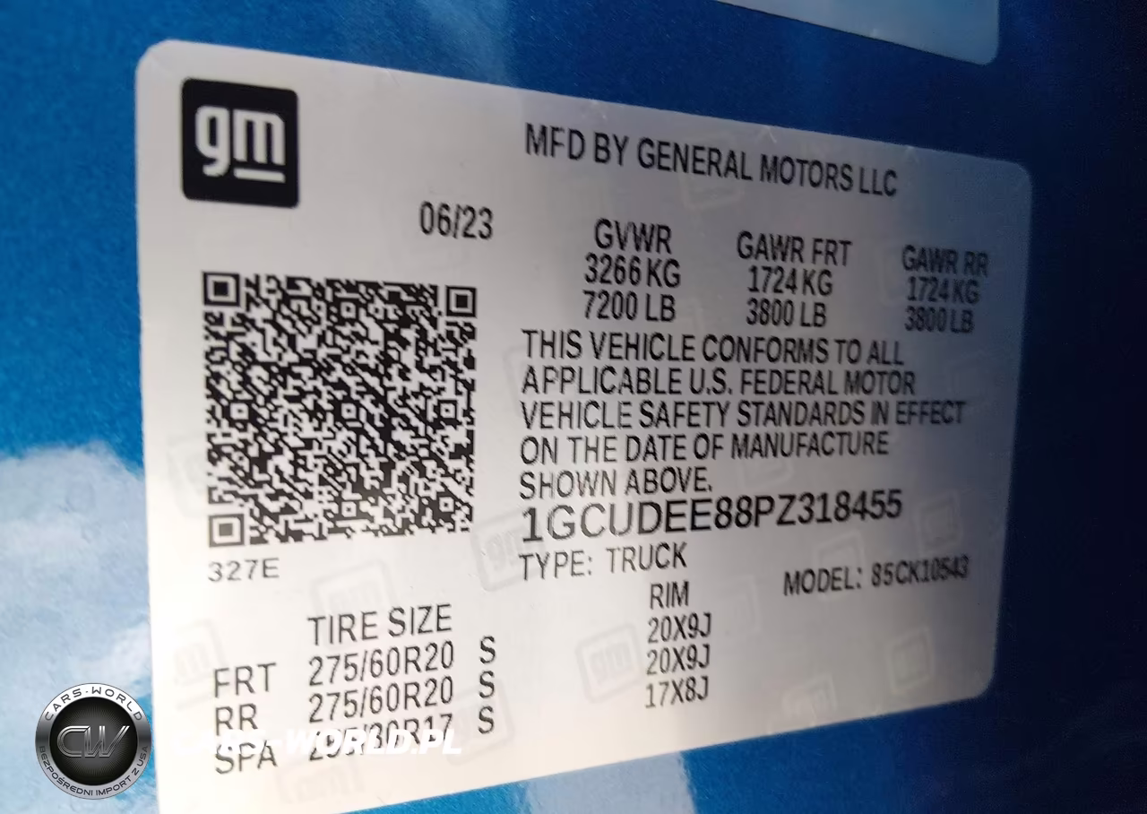 2023 Chevrolet Silverado 1500 4Wd Short Bed Rst VIN:1GCUDEE88PZ318455 - 9