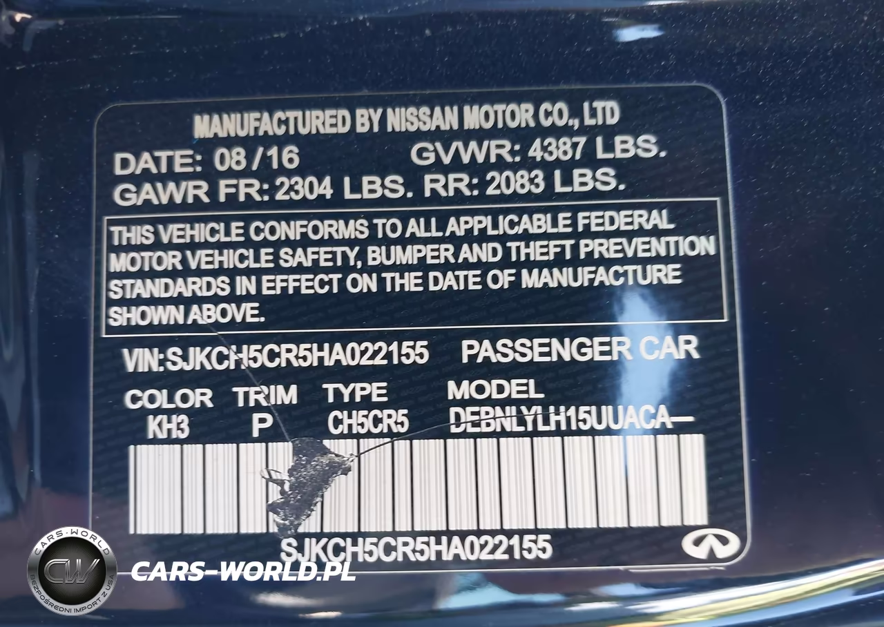 2017 Infiniti Qx30 Premium VIN:SJKCH5CR5HA022155 - 9