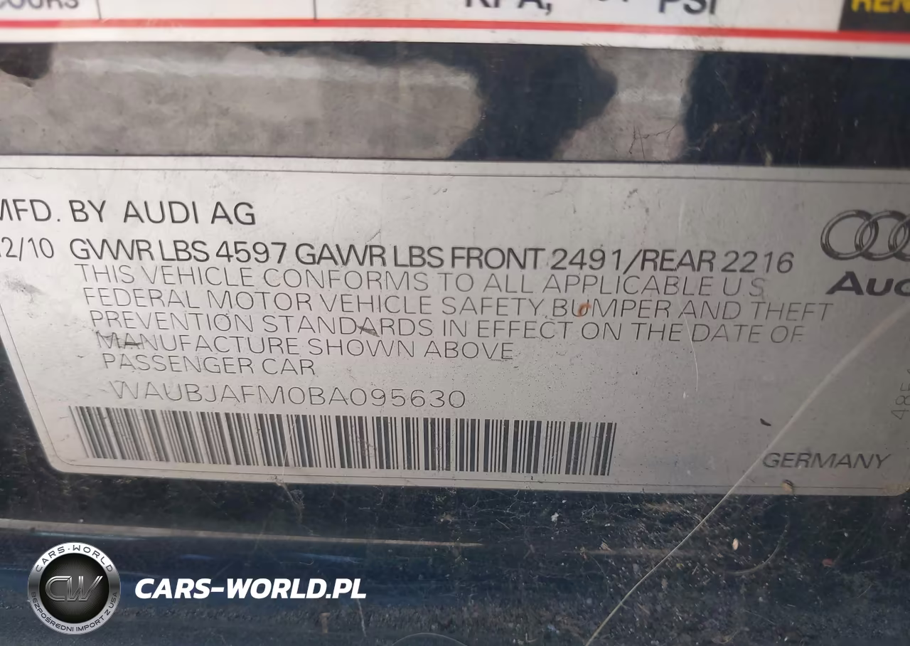 2011 Audi A3 2.0 Tdi Premium VIN:WAUBJAFM0BA095630 - 9
