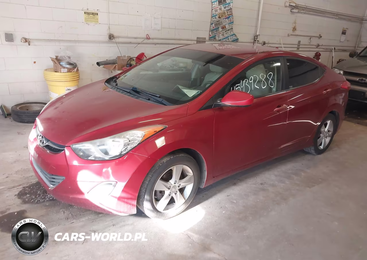 2013 Hyundai Elantra Gls VIN:5NPDH4AE5DH242397 - 2