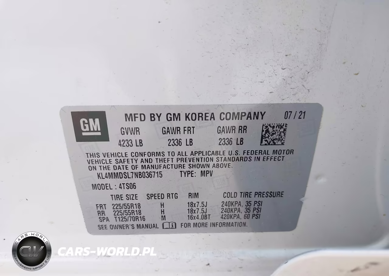 2022 Buick Encore Gx Fwd Select VIN:KL4MMDSL7NB036715 - 9