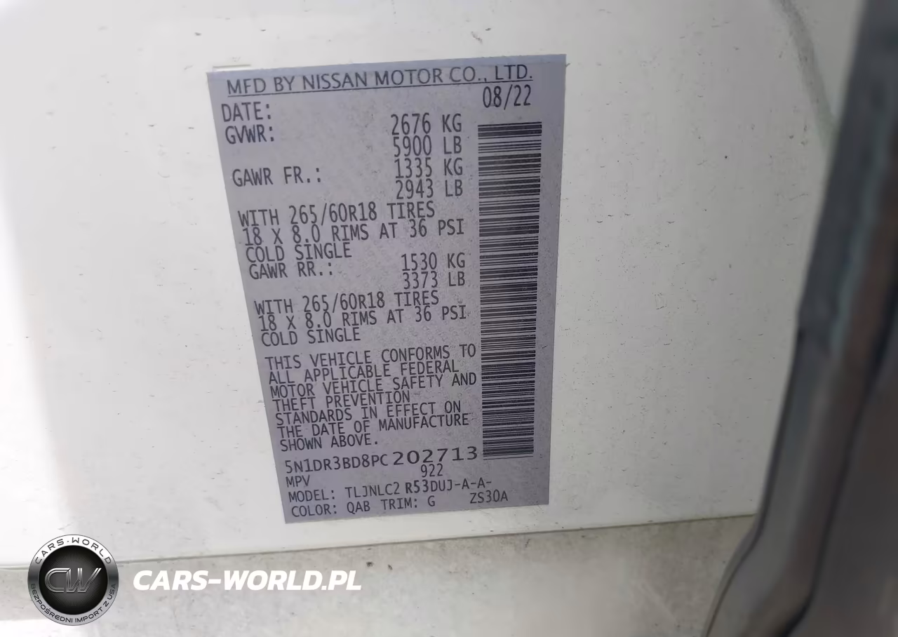2023 Nissan Pathfinder Rock Creek 4Wd VIN:5N1DR3BD8PC202713 - 9
