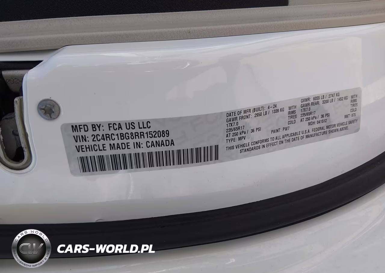 2024 Chrysler Pacifica Touring L VIN:2C4RC1BG8RR152089 - 9
