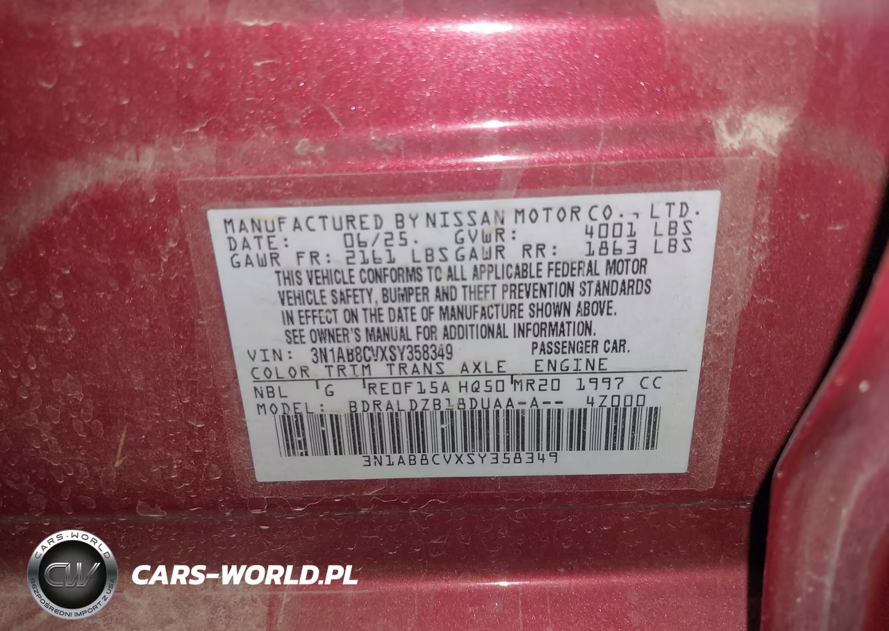 2025 Nissan Sentra Sv VIN:3N1AB8CVXSY358349 - 9
