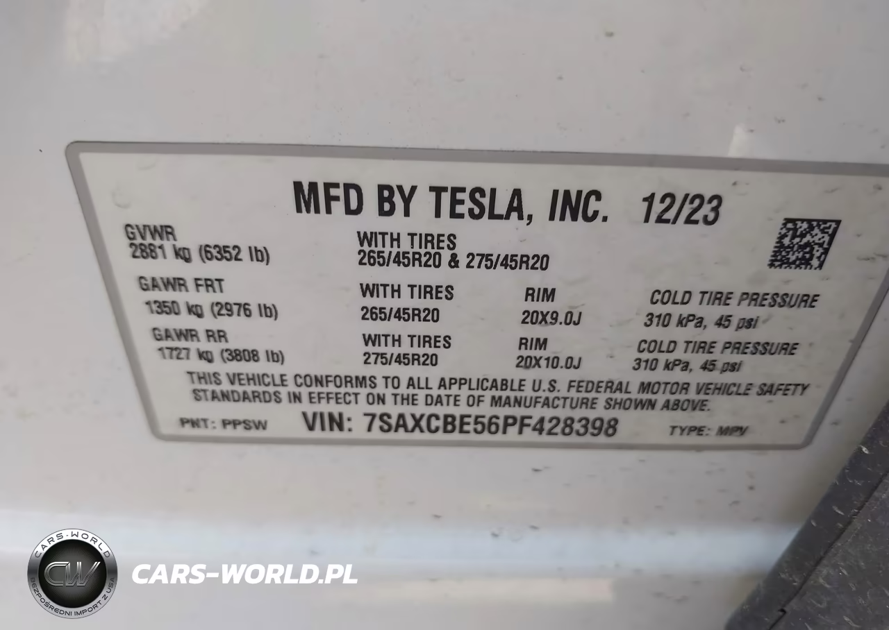 2023 Tesla Model X Dual Motor All-Wheel Drive-Standard Range VIN:7SAXCBE56PF428398 - 9