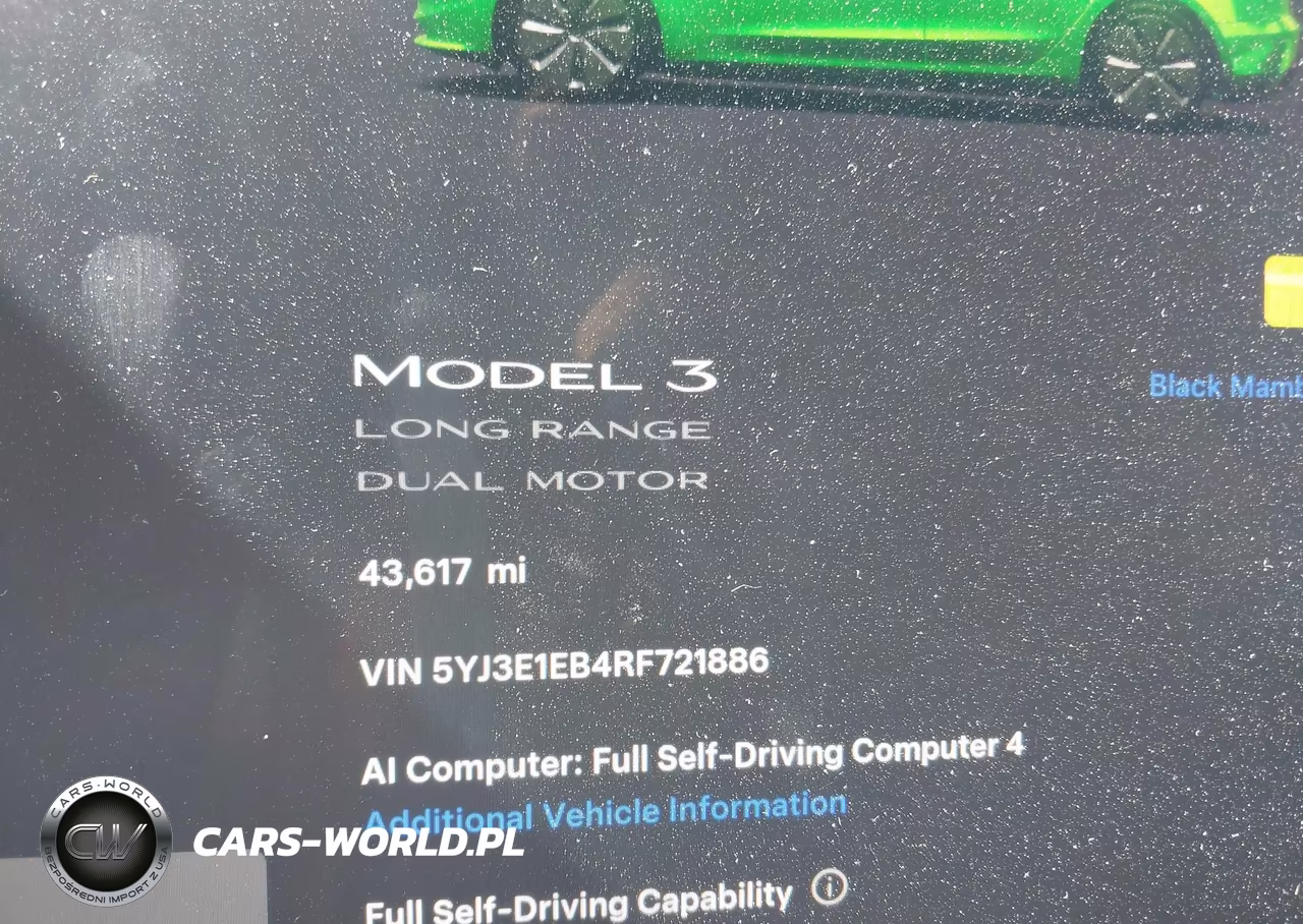 2024 Tesla Model 3 Long Range Dual Motor All-Wheel Drive VIN:5YJ3E1EB4RF721886 - 14
