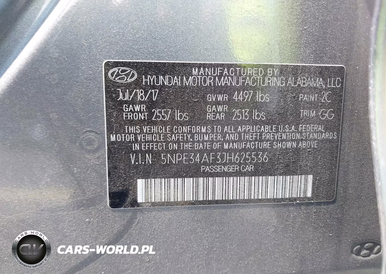 2018 Hyundai Sonata Limited VIN:5NPE34AF3JH625536 - 9