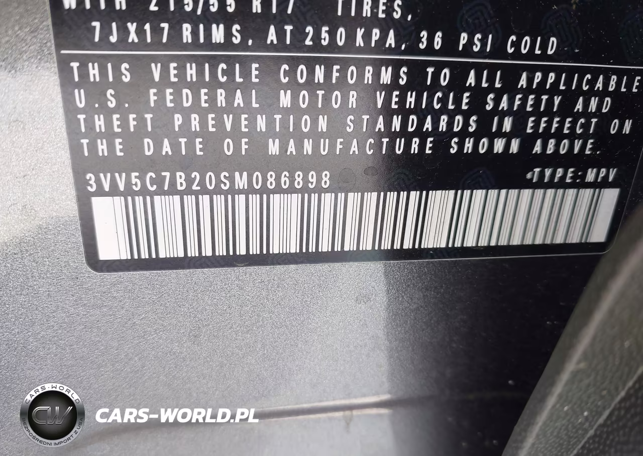 2025 Volkswagen Taos 1.5T S VIN:3VV5C7B20SM086898 - 9