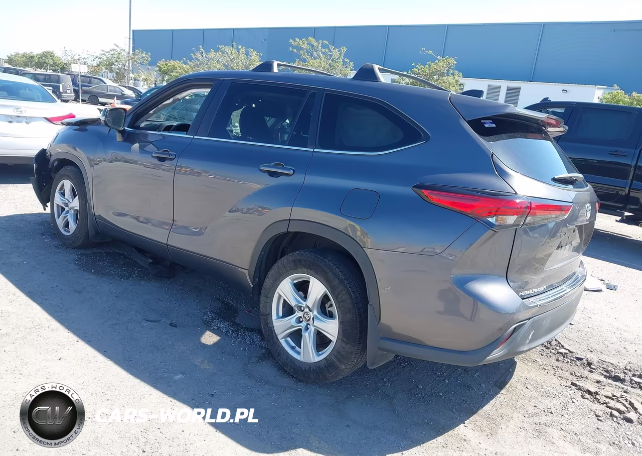 2023 Toyota Highlander Le VIN:5TDKDRAH1PS032050 - 3