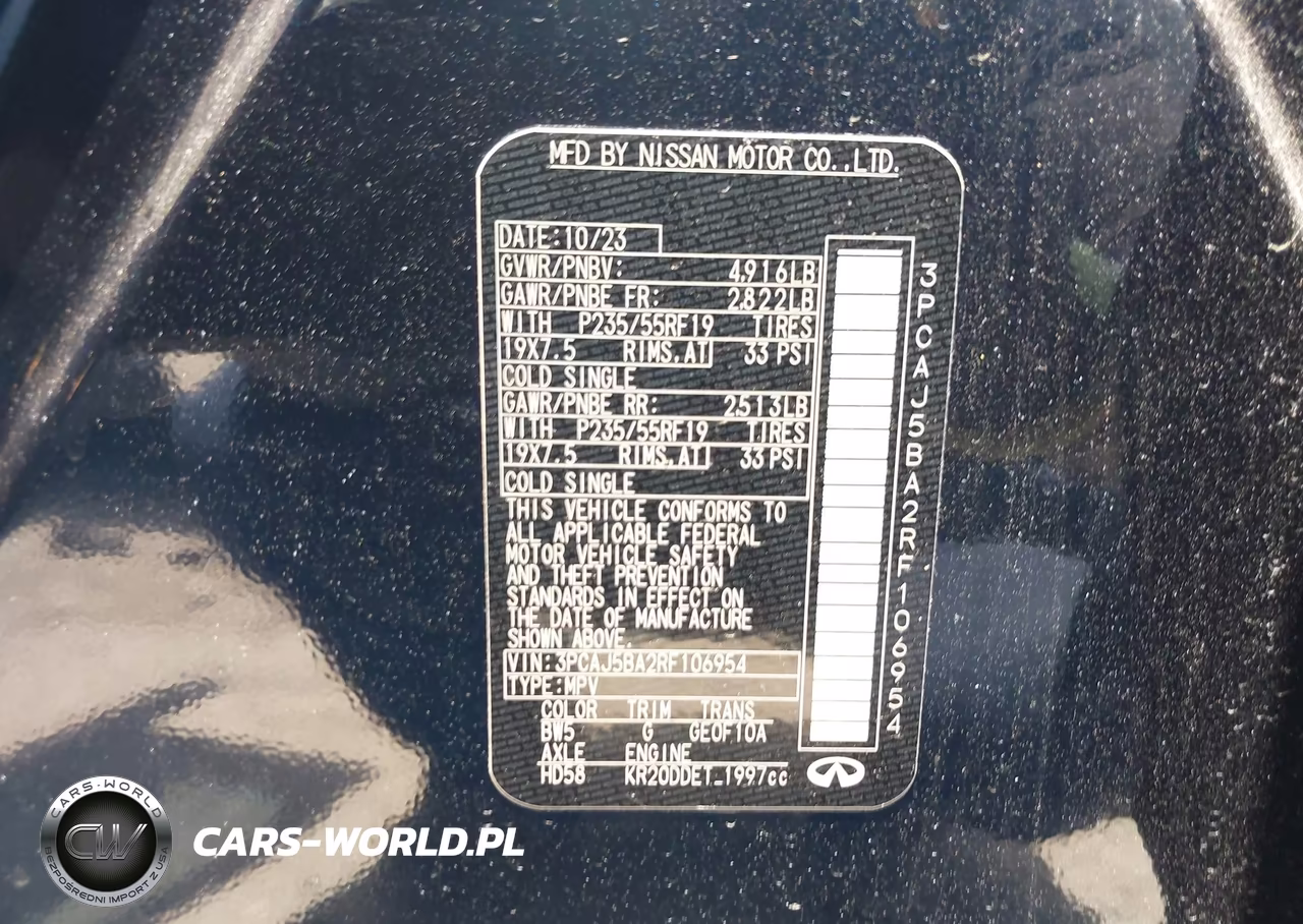 2024 Infiniti Qx50 Luxe VIN:3PCAJ5BA2RF106954 - 9