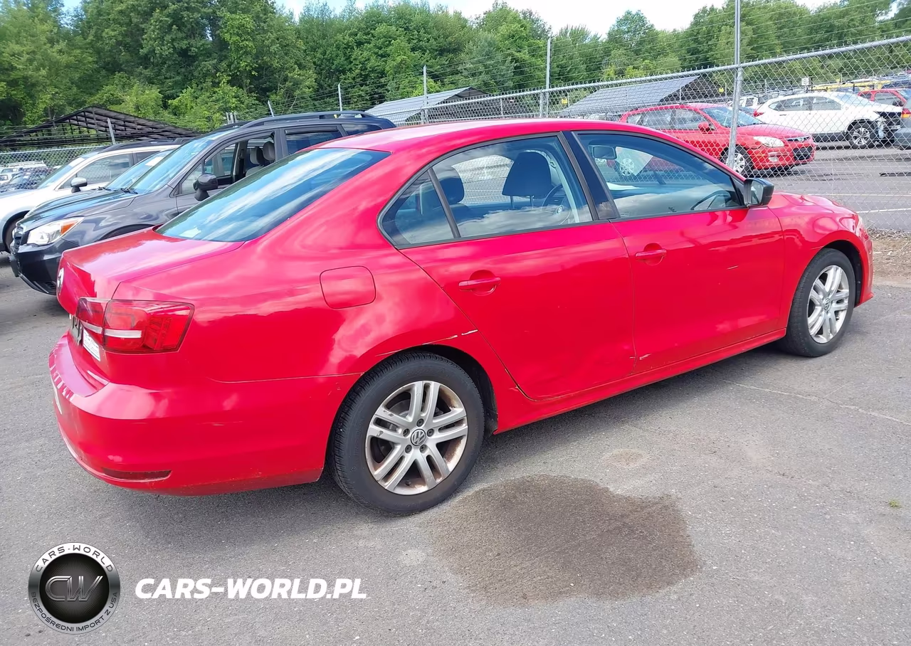 2015 Volkswagen Jetta 2.0L S VIN:3VW2K7AJ9FM252433 - 4