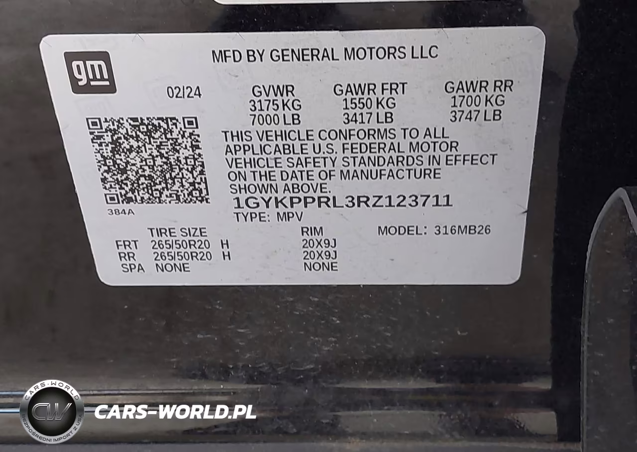 2024 Cadillac Lyriq Luxury W-1Sc VIN:1GYKPPRL3RZ123711 - 9