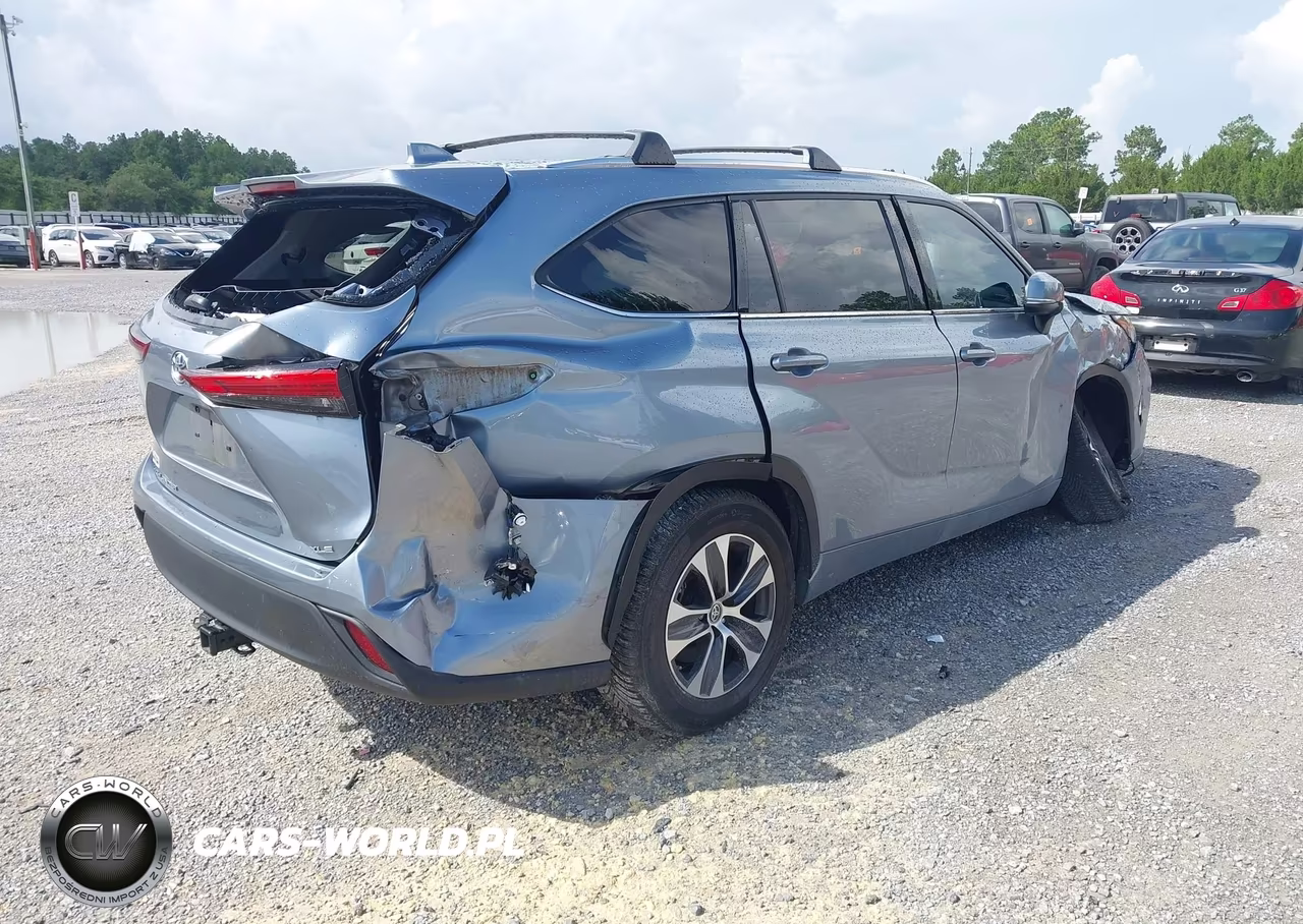 2021 Toyota Highlander Xle VIN:5TDGZRAH3MS051024 - 4