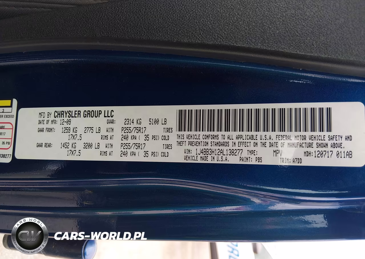 2010 Jeep Wrangler Unlimited Sport VIN:1J4BB3H12AL138277 - 9