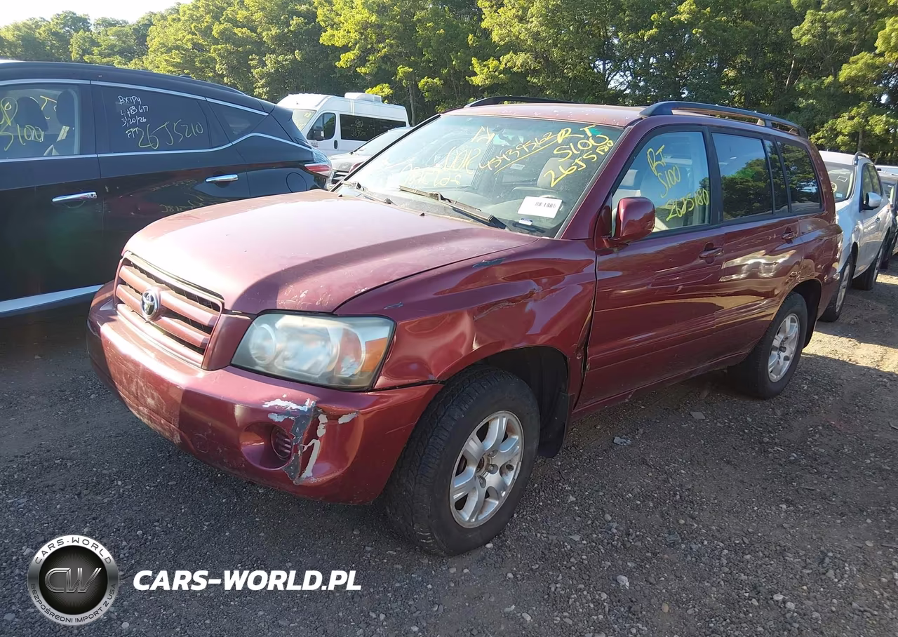 2004 Toyota Highlander VIN:JTEHD21A540031661 - 2