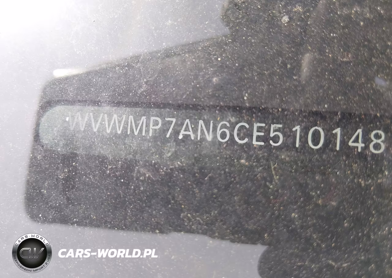 2012 Volkswagen Cc Sport VIN:WVWMP7AN6CE510148 - 11