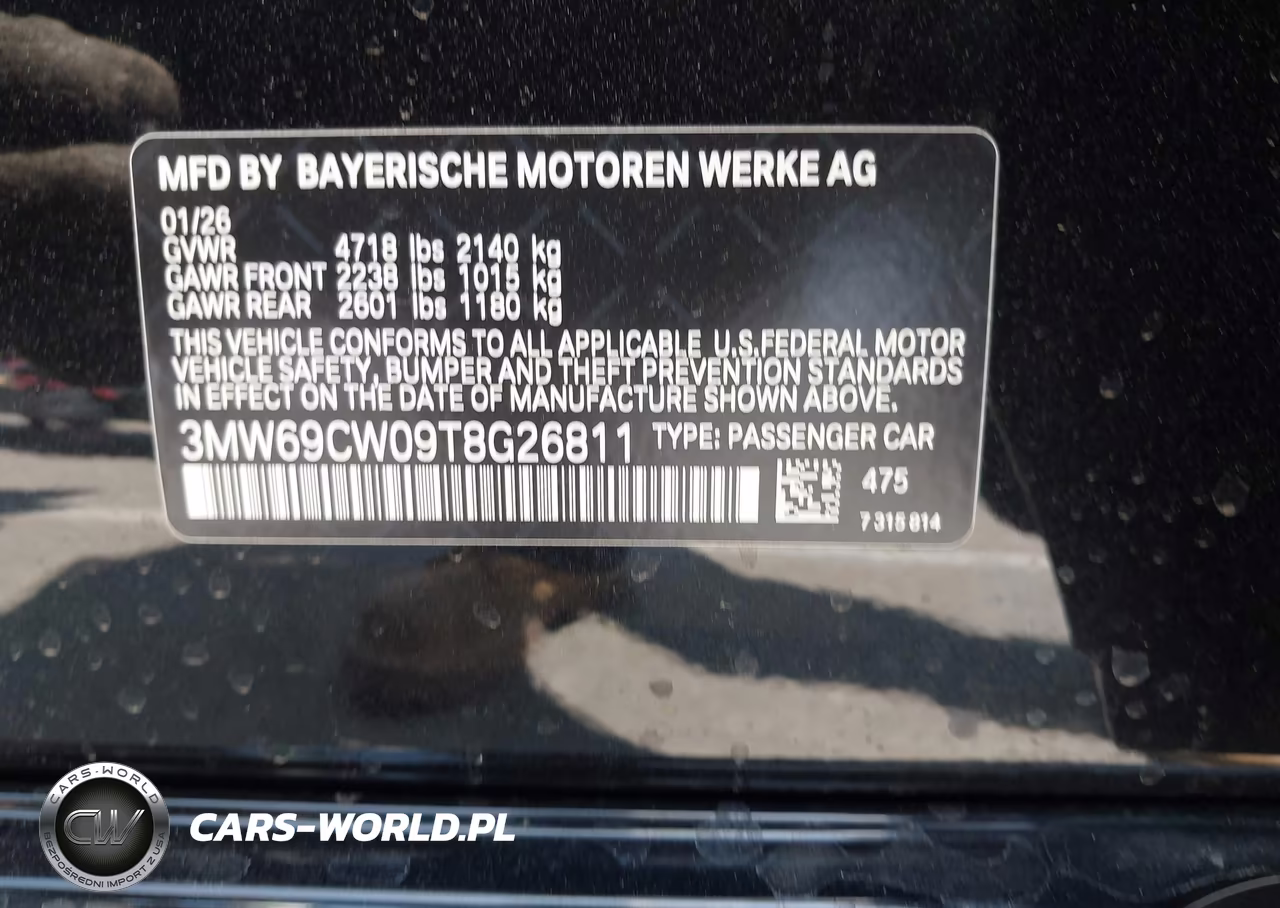 2026 BMW 330I Na VIN:3MW69CW09T8G26811 - 9