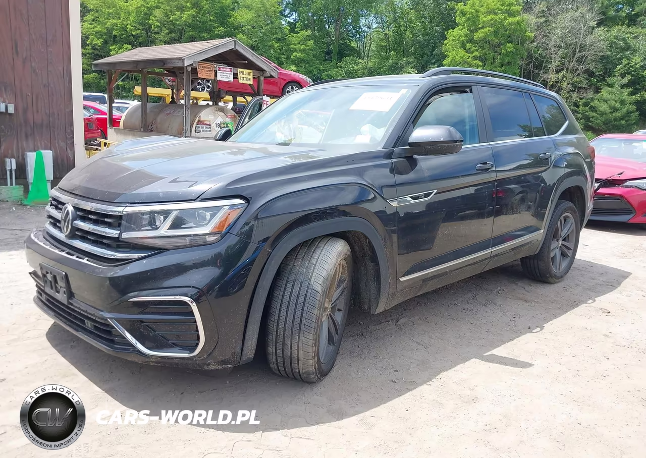 2021 Volkswagen Atlas 3.6L V6 Se W-Technology R-Line VIN:1V2RR2CA8MC609577 - 2