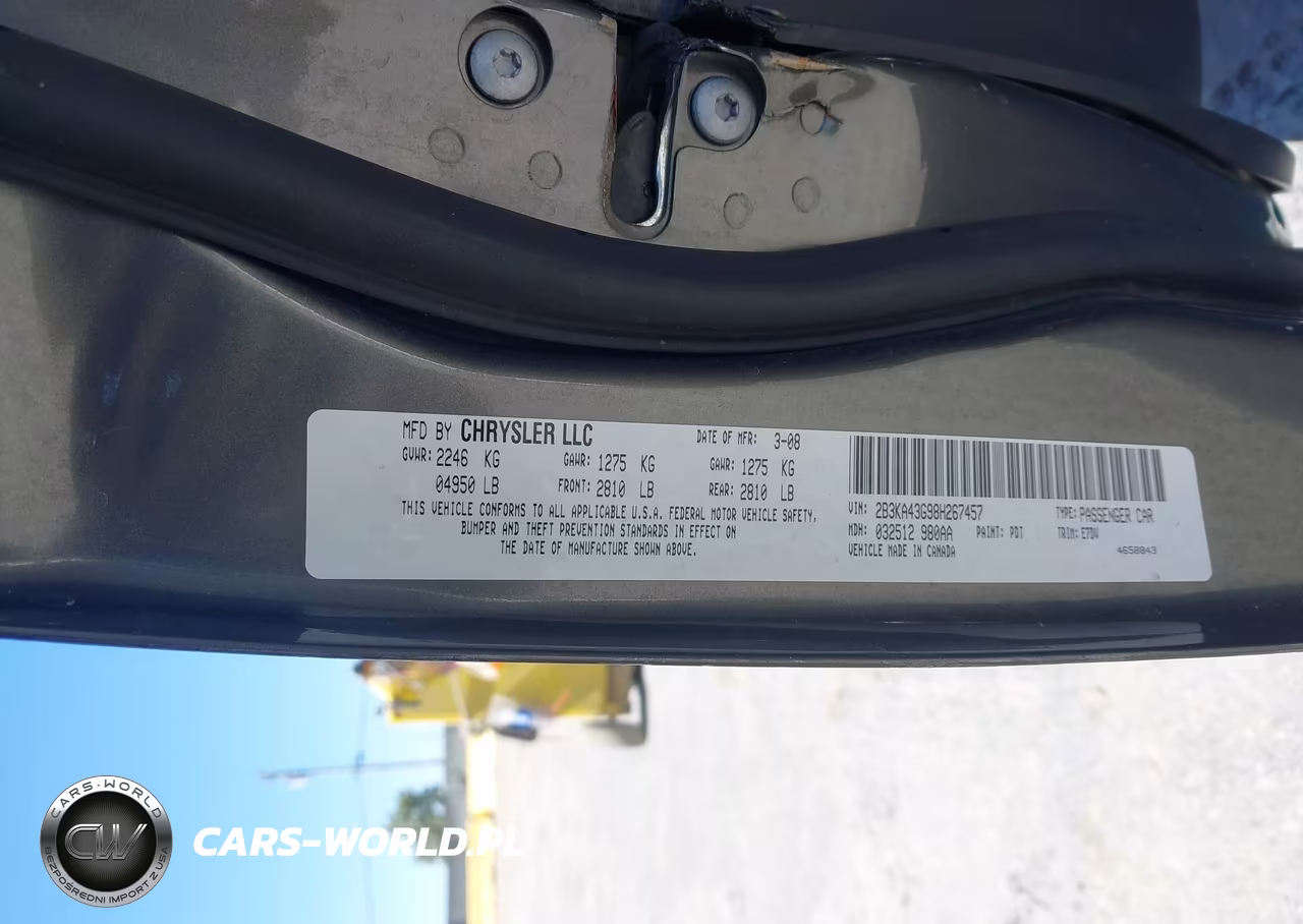 2008 Dodge Charger VIN:2B3KA43G98H267457 - 9