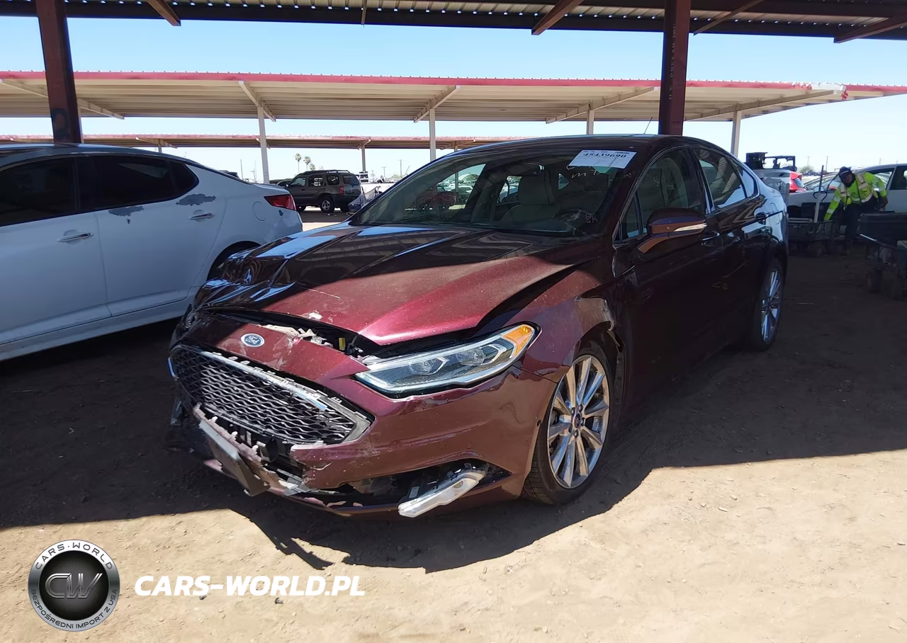 2017 Ford Fusion Platinum-Titanium VIN:3FA6P0D98HR267130 - 2