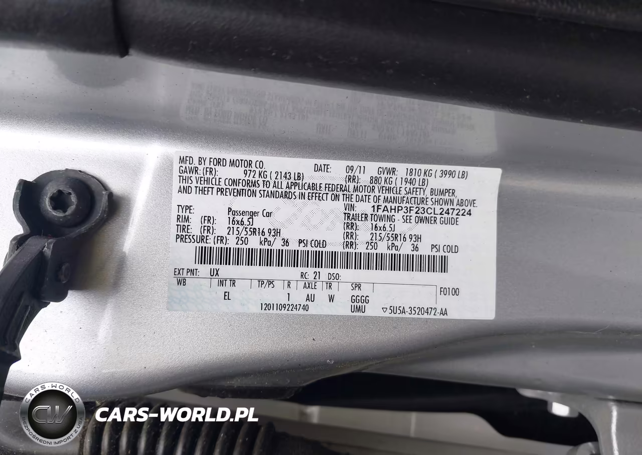 2012 Ford Focus Se VIN:1FAHP3F23CL247224 - 9