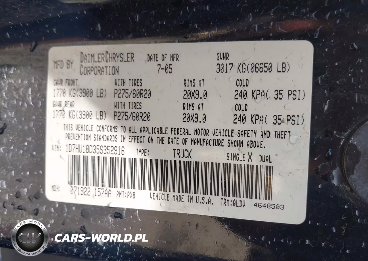 2005 Dodge Ram 1500 Slt-Laramie VIN:1D7HU18D35S352916 - 9