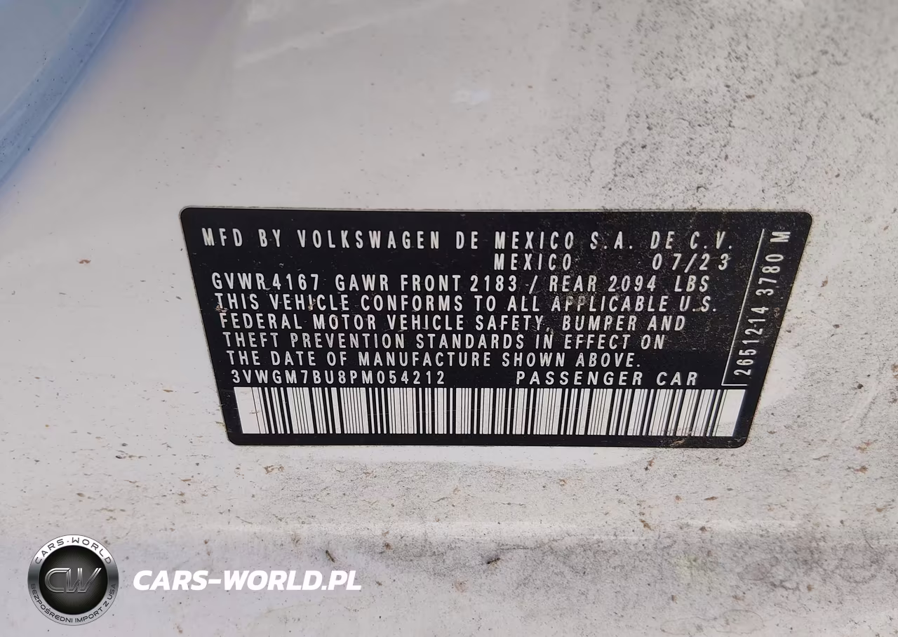 2023 Volkswagen Jetta 1.5T Sel VIN:3VWGM7BU8PM054212 - 9