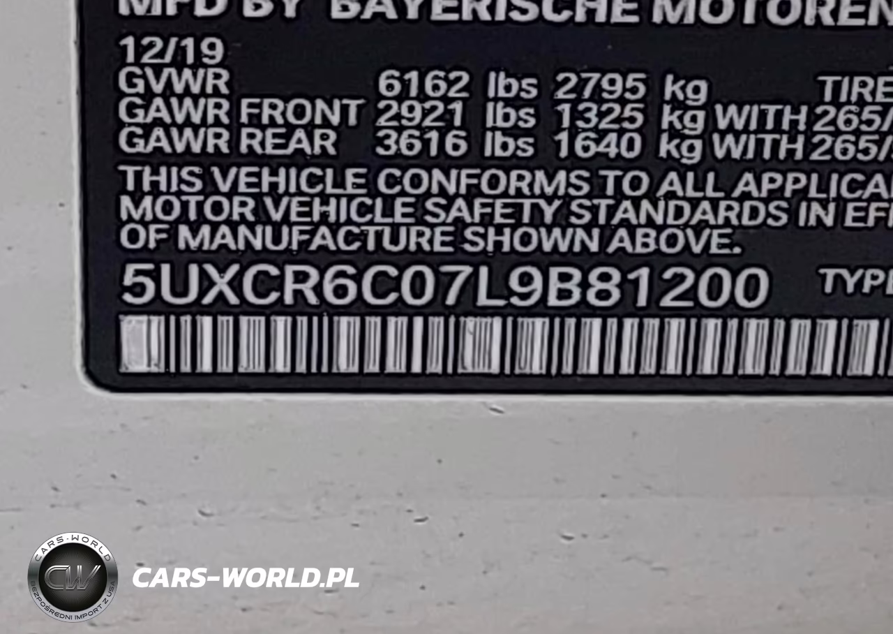 2020 BMW X5 xDrive40I VIN:5UXCR6C07L9B81200 - 9