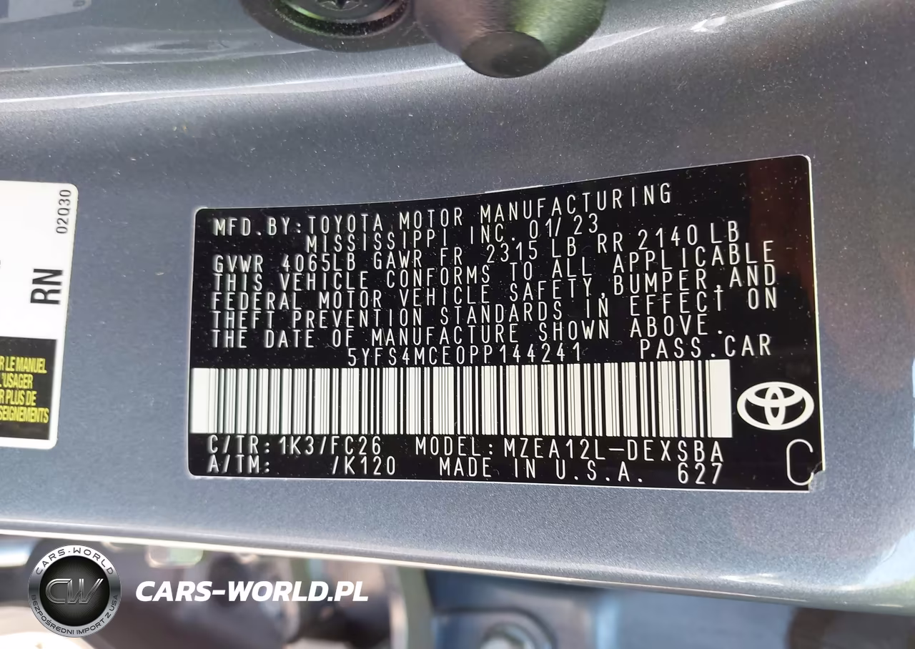 2023 Toyota Corolla Se VIN:5YFS4MCE0PP144241 - 9