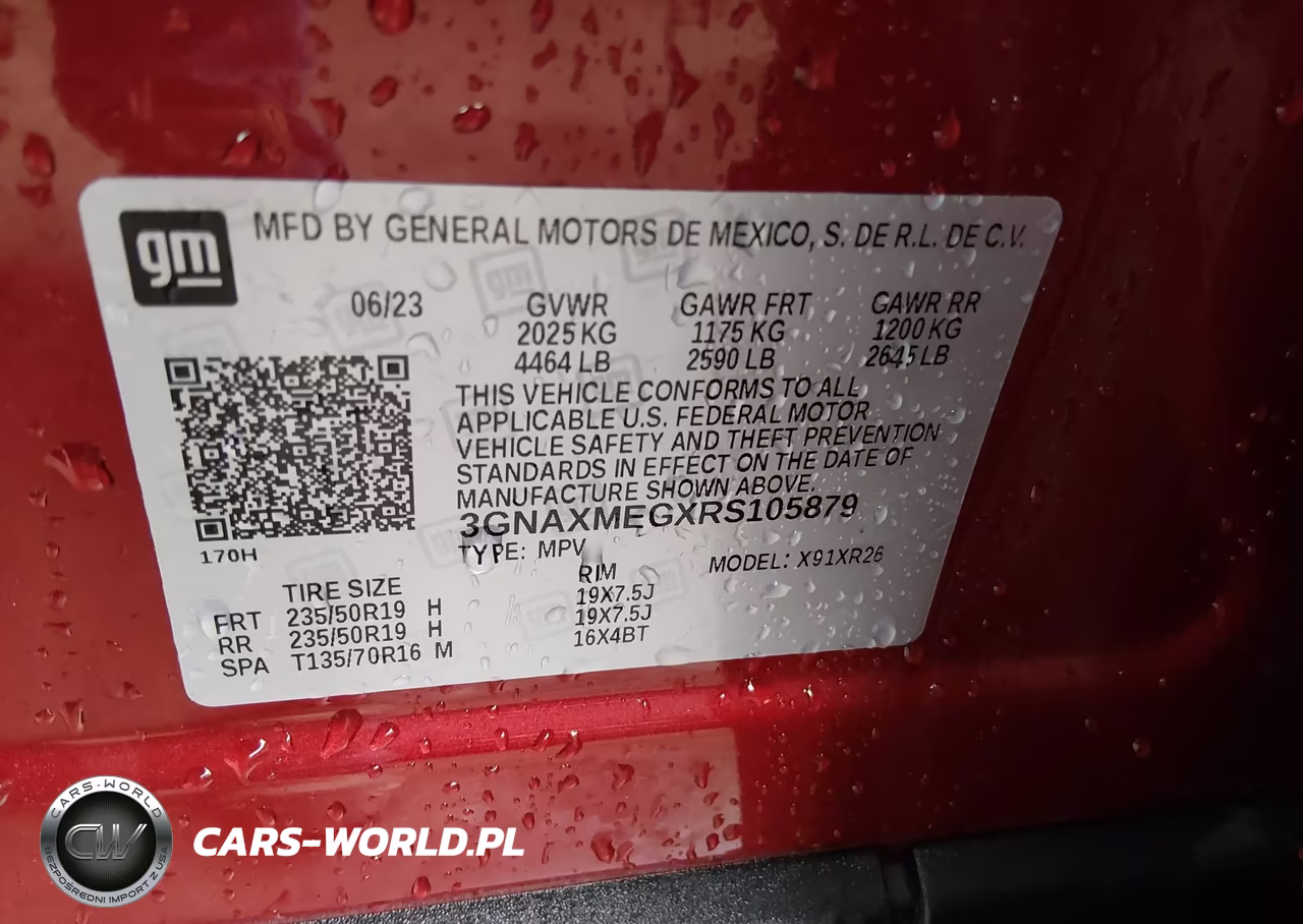2024 Chevrolet Equinox Fwd Rs VIN:3GNAXMEGXRS105879 - 9