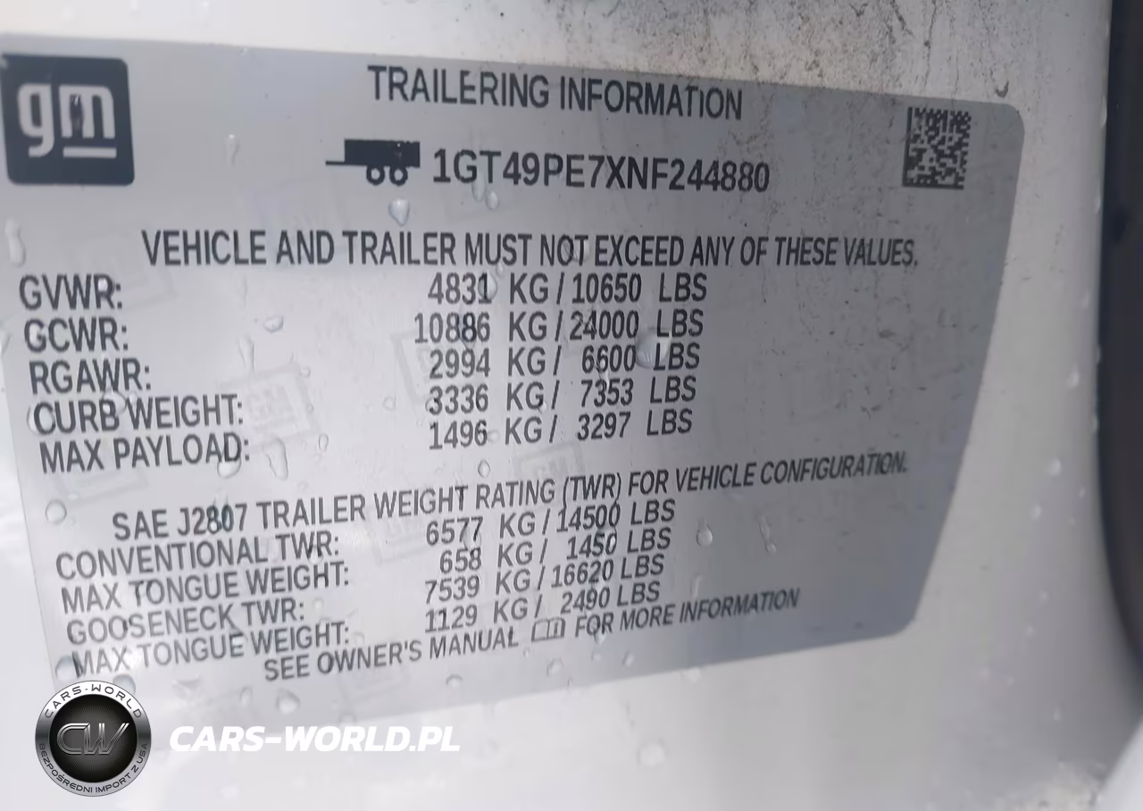 2022 GMC Sierra 2500Hd 4Wd Standard Bed At4 VIN:1GT49PE7XNF244880 - 9