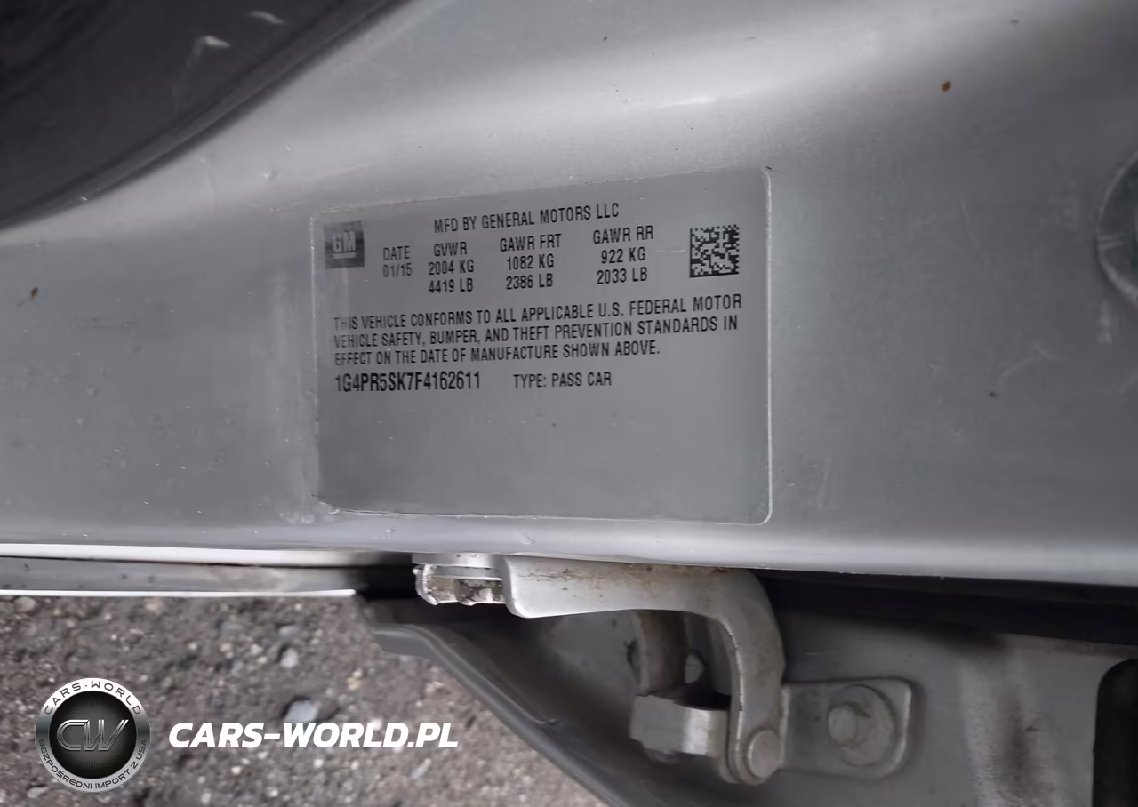 2015 Buick Verano Convenience Group VIN:1G4PR5SK7F4162611 - 9