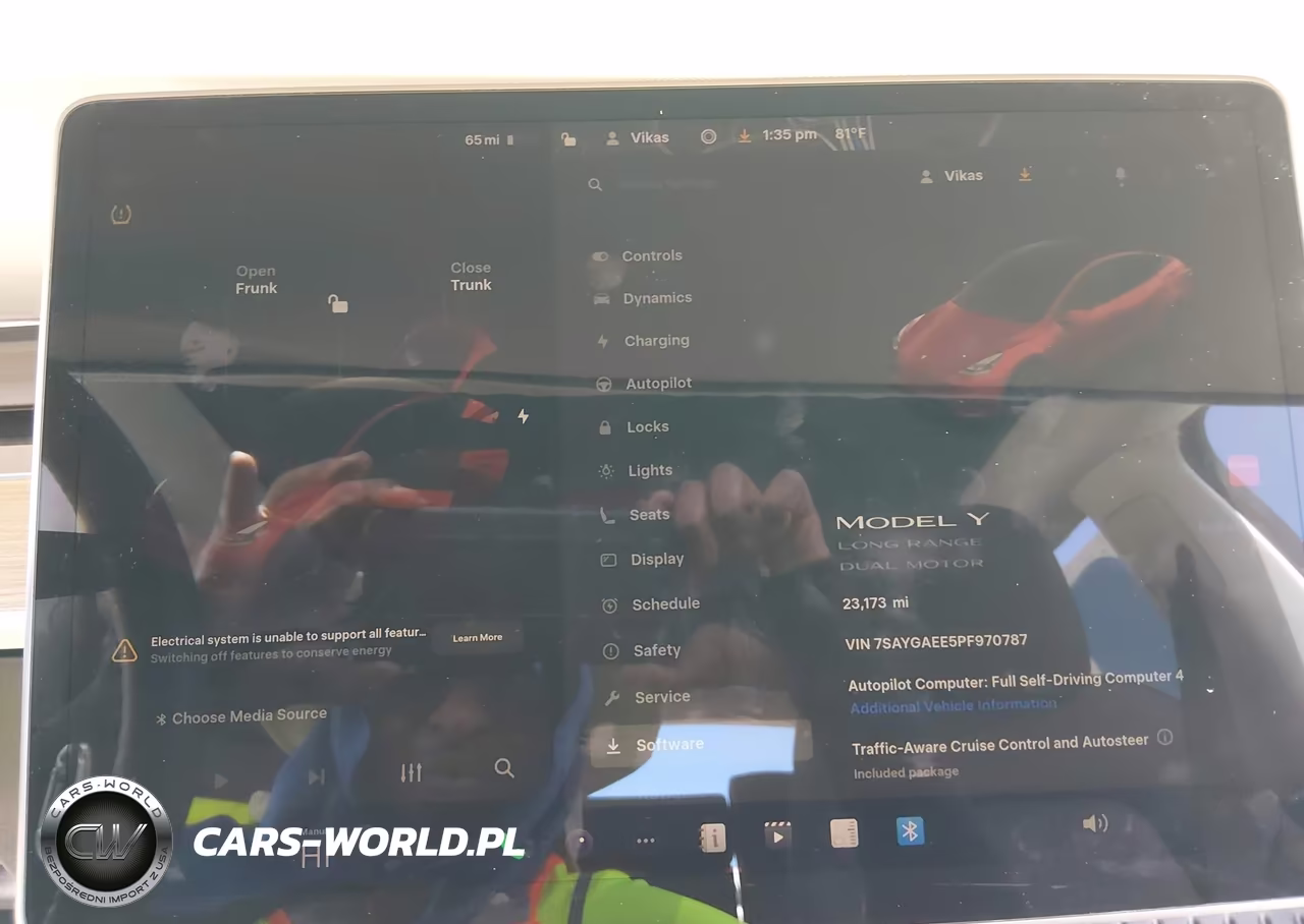 2023 Tesla Model Y Awd-Long Range Dual Motor All-Wheel Drive VIN:7SAYGAEE5PF970787 - 16