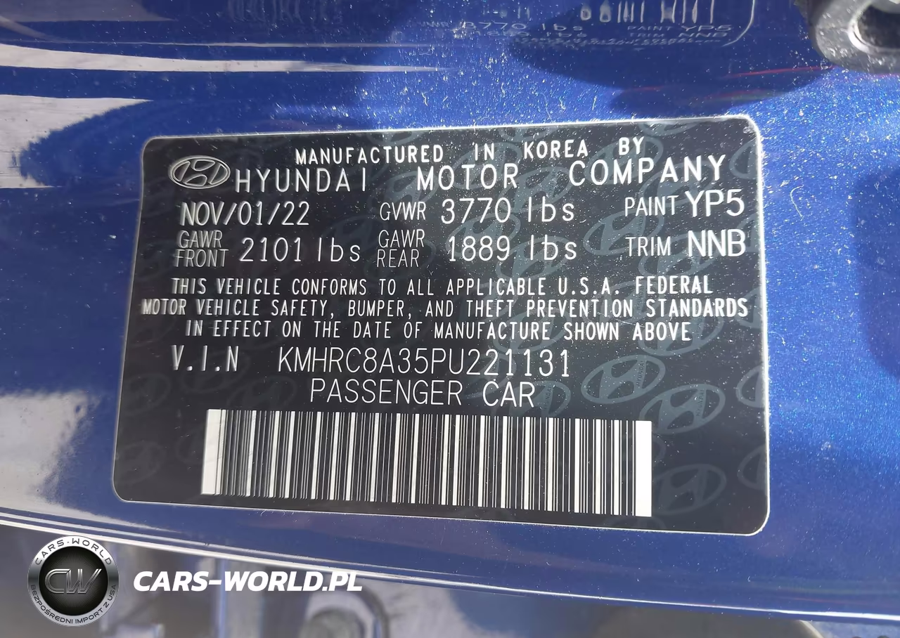 2023 Hyundai Venue Limited VIN:KMHRC8A35PU221131 - 9