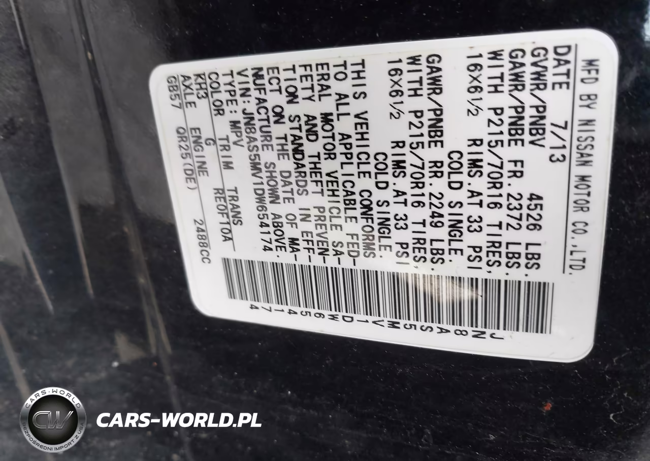 2013 Nissan Rogue S VIN:JN8AS5MV1DW654174 - 9