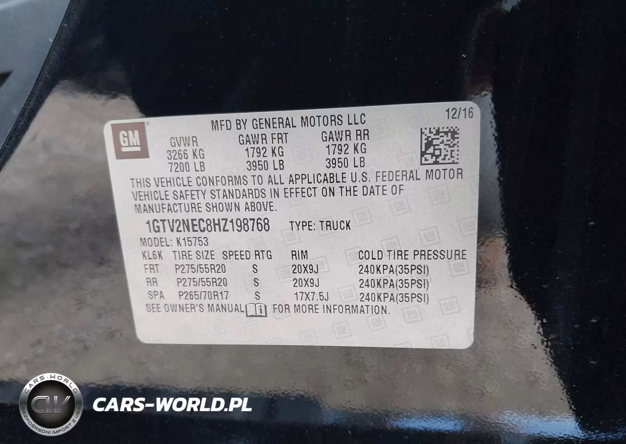 2017 GMC Sierra 1500 Slt VIN:1GTV2NEC8HZ198768 - 9