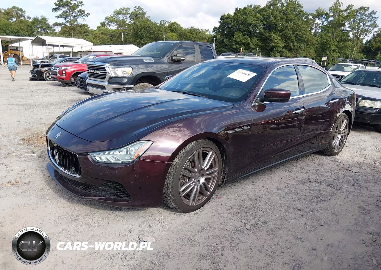 2015 Maserati Ghibli VIN:ZAM57XSA4F1141393 - 2