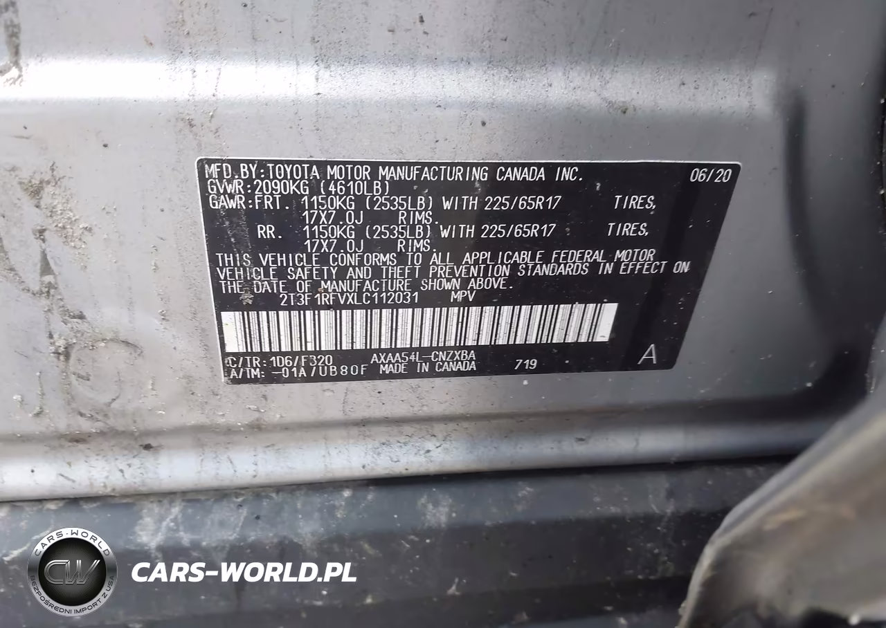 2020 Toyota Rav4 Le VIN:2T3F1RFVXLC112031 - 9