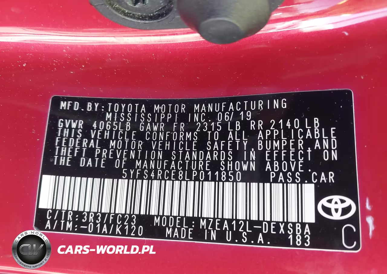 2020 Toyota Corolla Se VIN:5YFS4RCE8LP011850 - 9