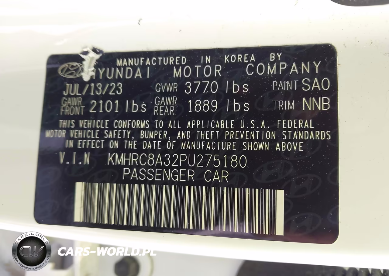 2023 Hyundai Venue Limited VIN:KMHRC8A32PU275180 - 9