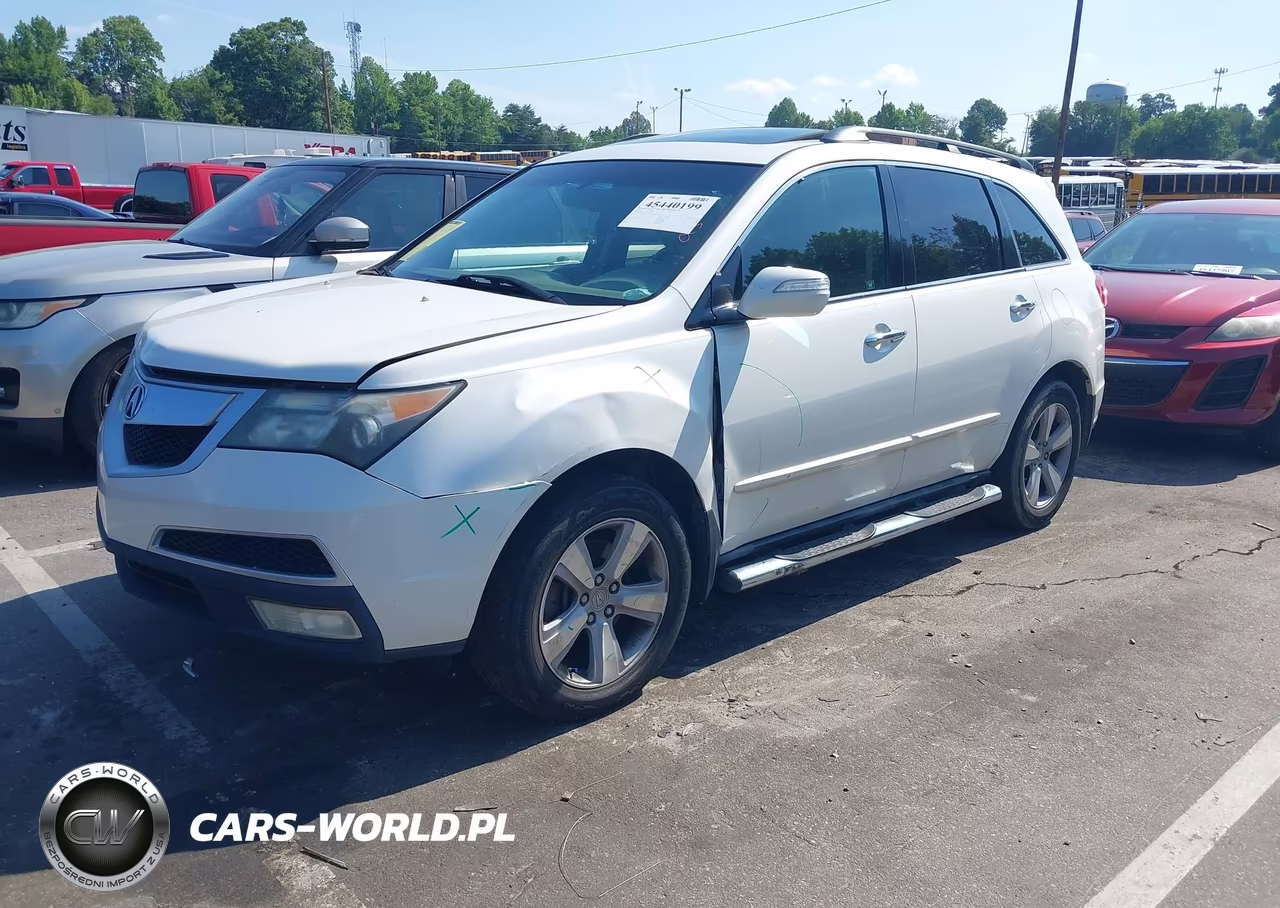2010 Acura Mdx VIN:2HNYD2H21AH504394 - 2