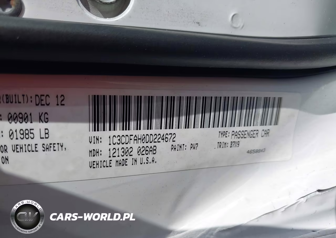 2013 Dodge Dart Aero VIN:1C3CDFAH0DD224672 - 9
