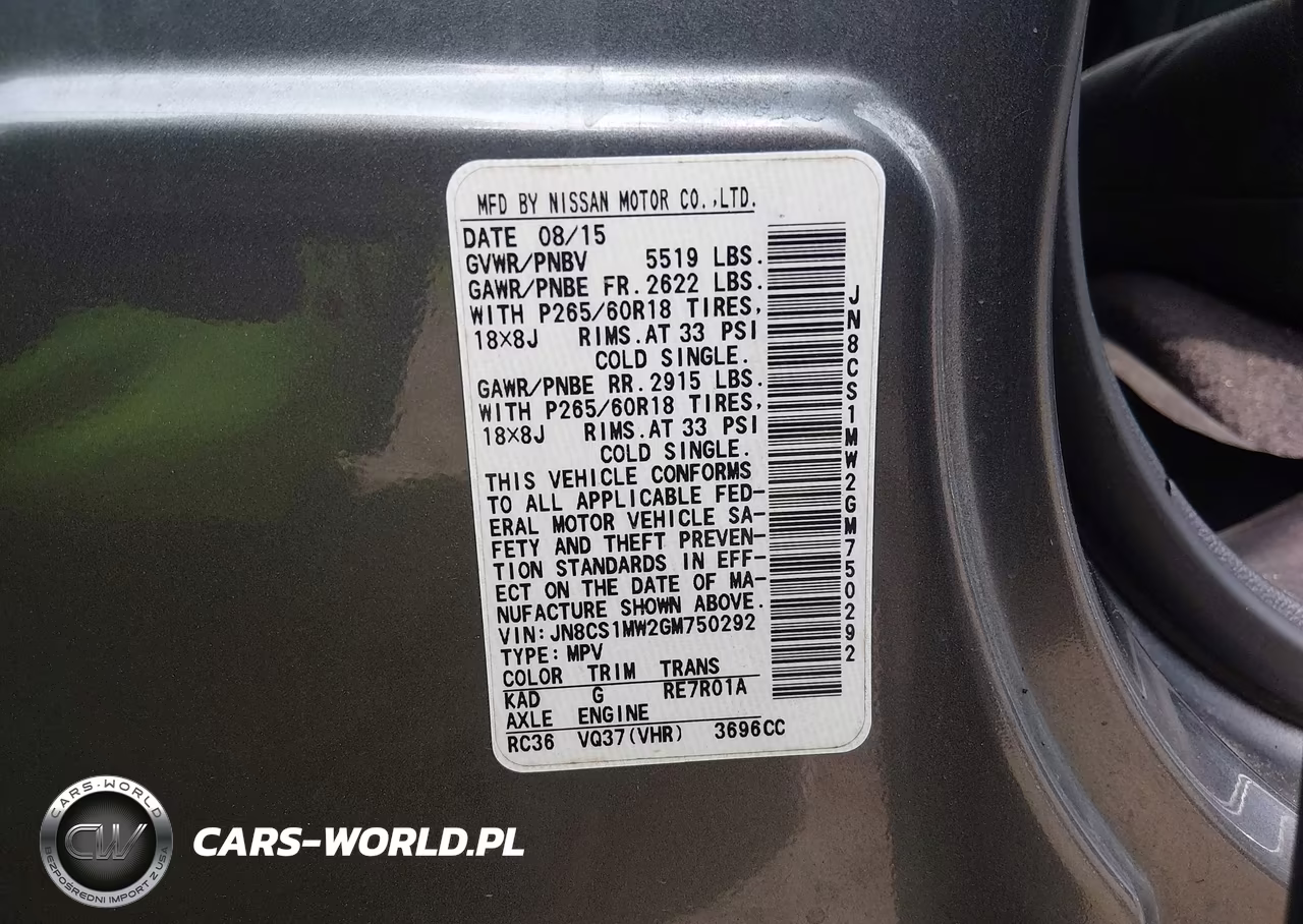 2016 Infiniti Qx70 VIN:JN8CS1MW2GM750292 - 9