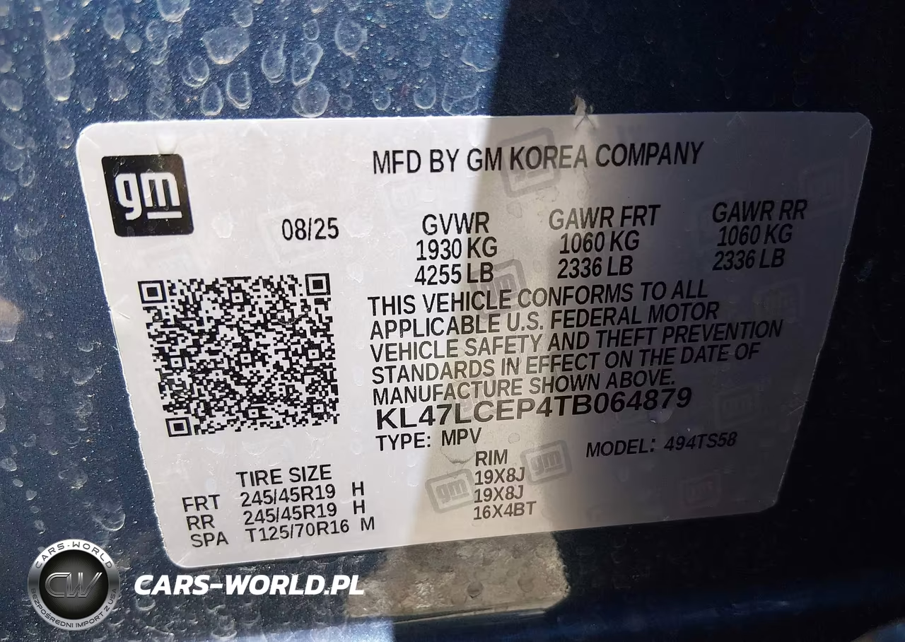 2026 Buick Envista Avenir Fwd VIN:KL47LCEP4TB064879 - 9