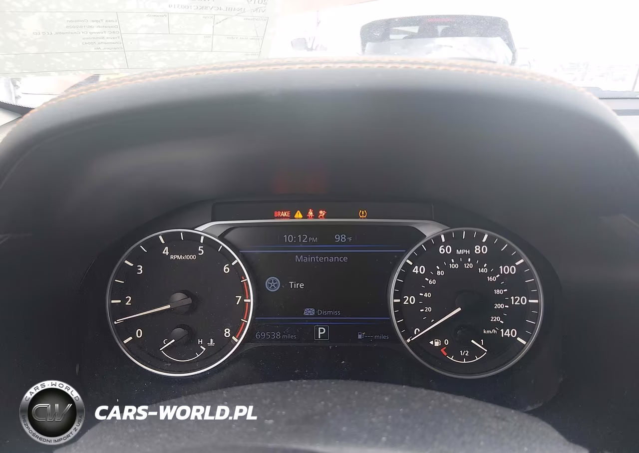 2019 Nissan Altima 2.5 Sr VIN:1N4BL4CV8KC100319 - 7