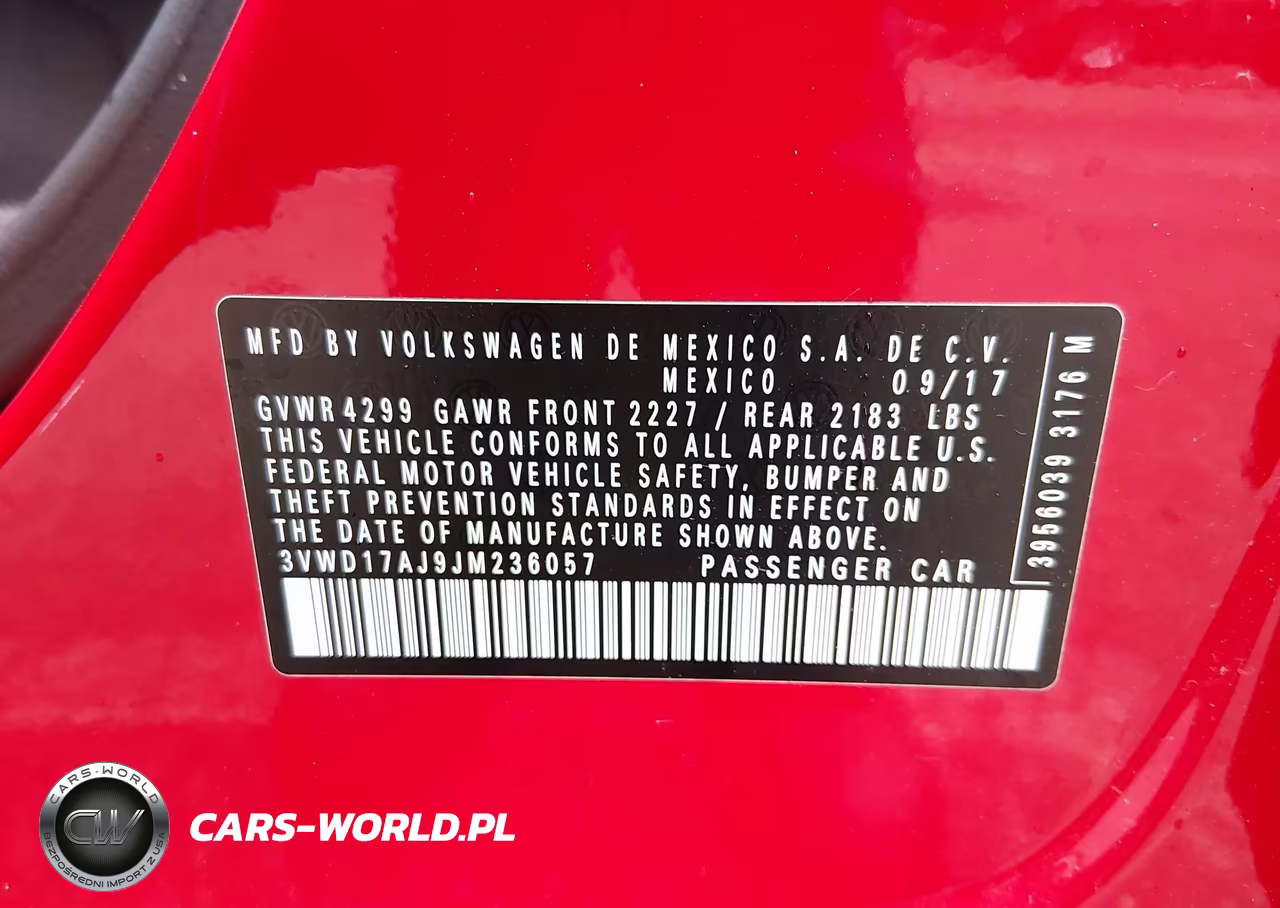 2018 Volkswagen Jetta 1.8T Se Sport VIN:3VWD17AJ9JM236057 - 9