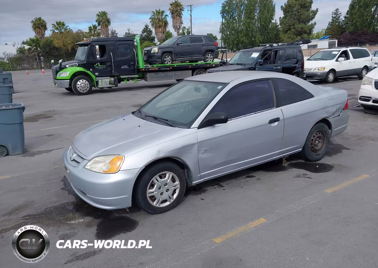 2001 Honda Civic Lx VIN:1HGEM22581L019122 - 2