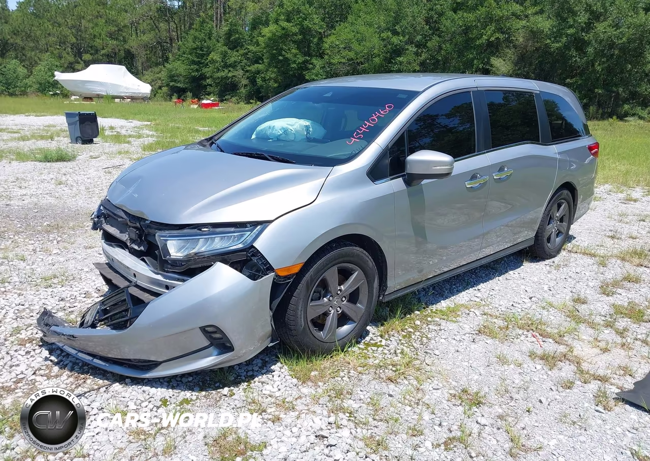 2022 Honda Odyssey Ex VIN:5FNRL6H52NB051459 - 2