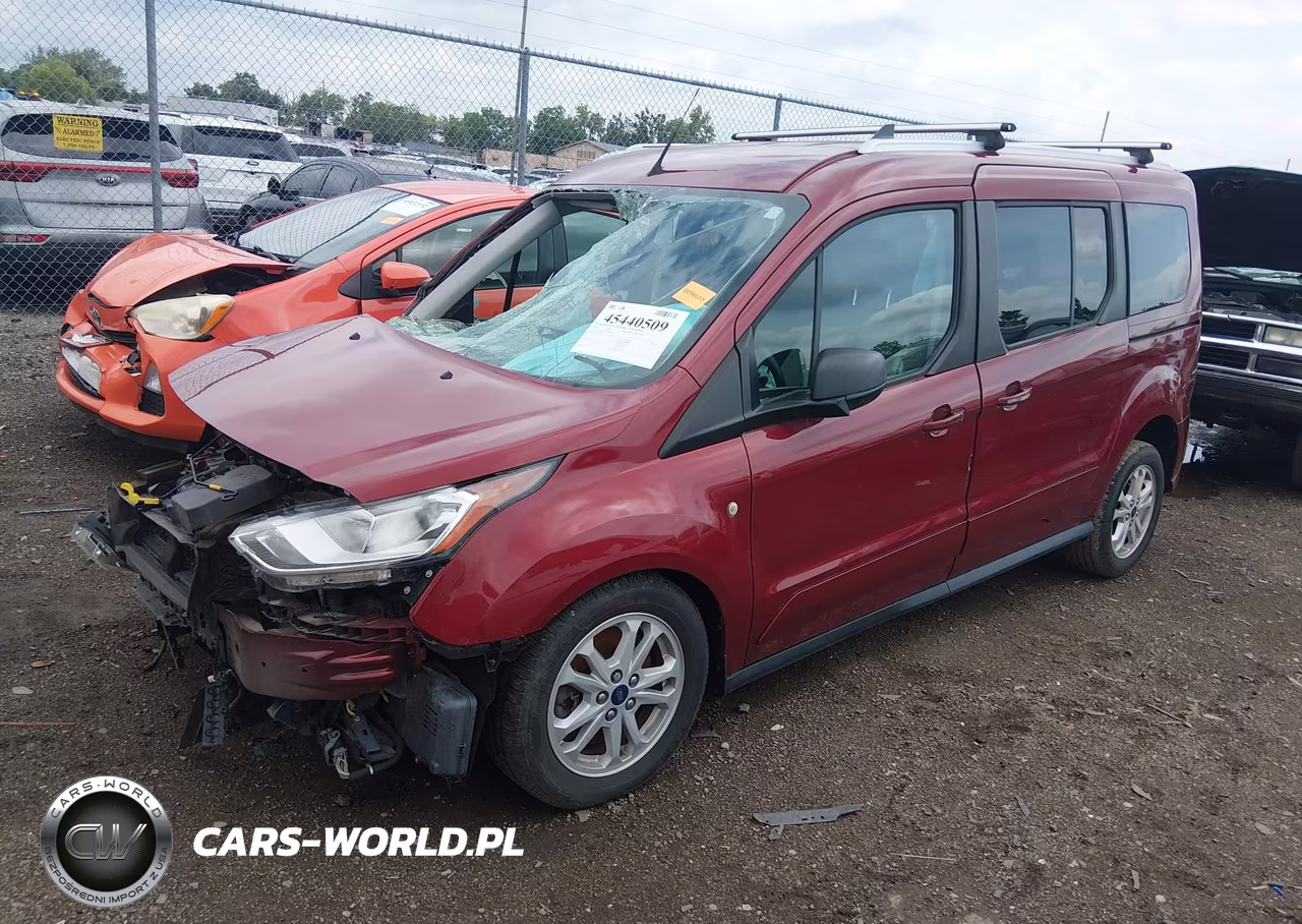 2019 Ford Transit Connect Xlt VIN:NM0GE9F27K1411189 - 2